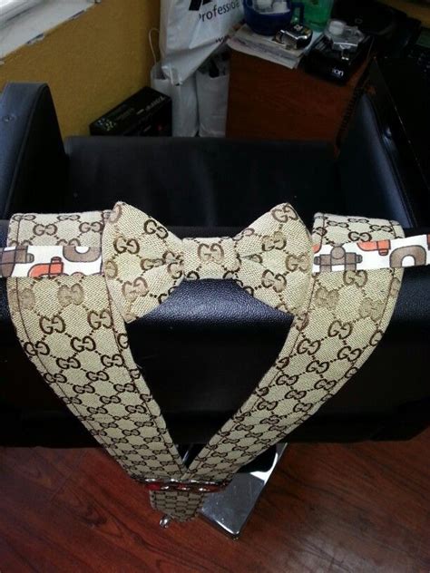 gucci bow tie and suspenders|gucci men's ties.